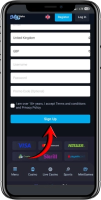 Registration MyStake