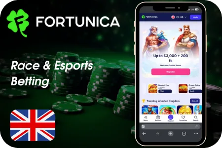 Race and Esports Betting Fortunica